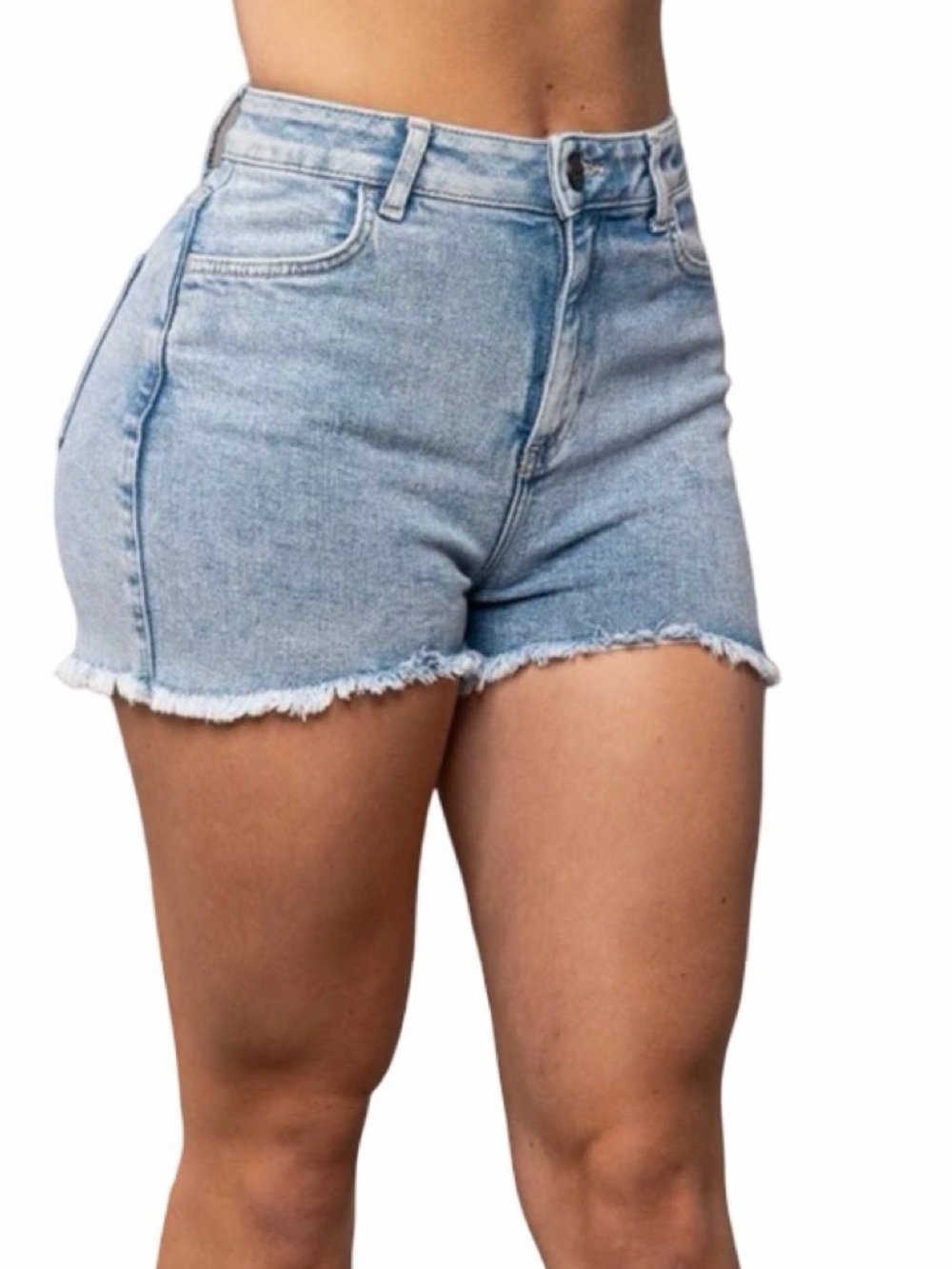 Fit Jeans Shorts - 80s Blue